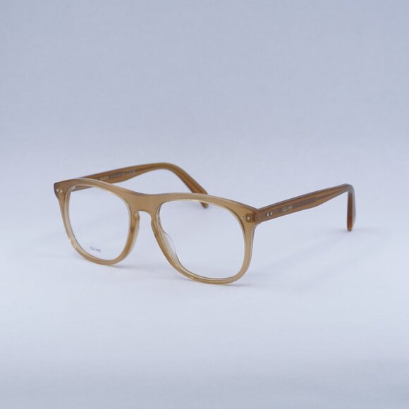 🕶️ New Celine CL50130I 047 Eyeglasses - Beige Opal Frame - Picture 1 of 10